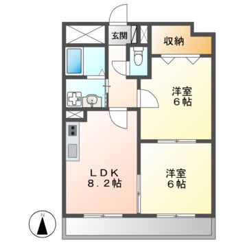 ベルドミールの間取り