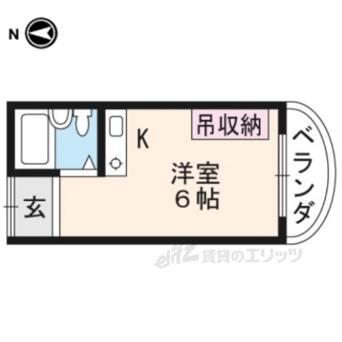 衣笠シングルライフマンションの間取り