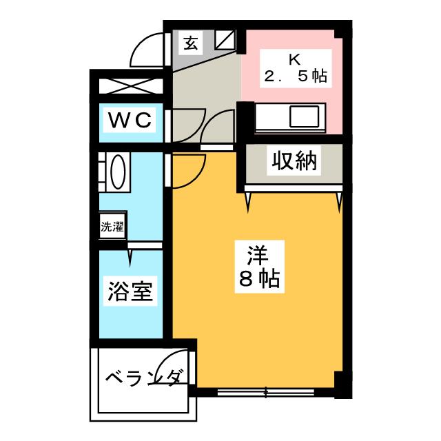 アリュールの間取り