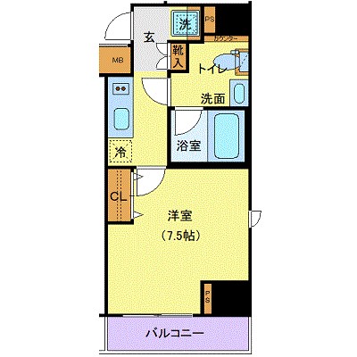 【ジェノヴィア新宿中落合スカイガーデンの間取り】