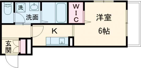 【シャーメゾン別院の間取り】