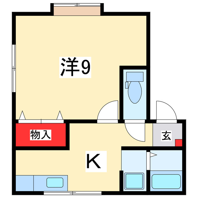 ハイツ大橋の間取り