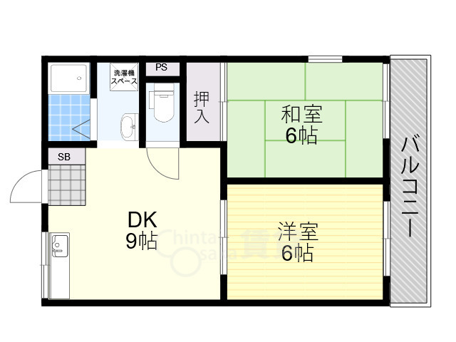 井口ハイツの間取り