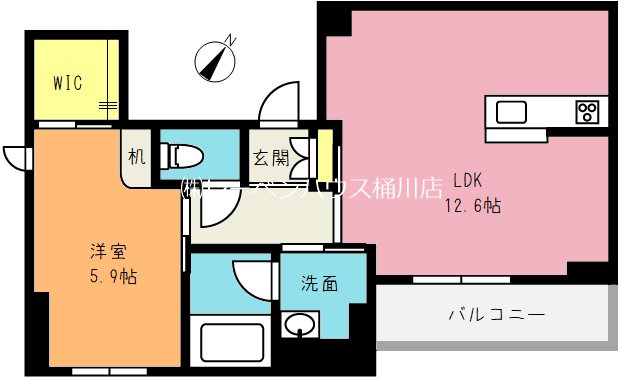 SHMメルベーユの間取り