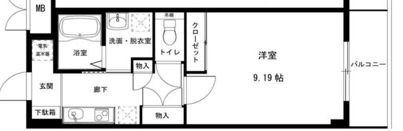 高砂市神爪のマンションの間取り