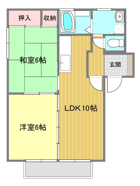 グリーングローブ東原の間取り