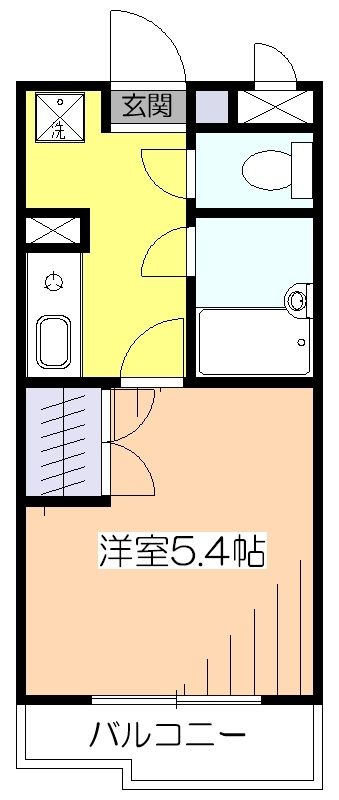 【小平市学園東町のマンションの間取り】