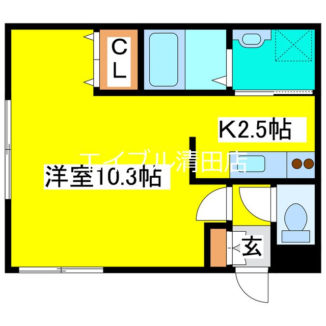 【ＣＡＳＡ清田の間取り】