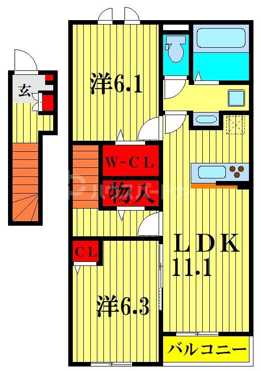 パルムIIの間取り