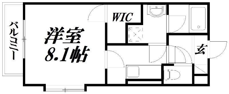 浜松市中央区有玉南町のマンションの間取り