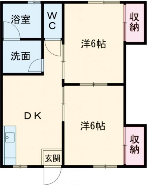 穂波荘の間取り