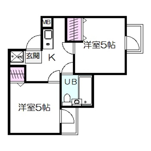 ミングルROSAの間取り