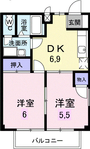 牟礼ぐらしＲｏｏｍ(1)の間取り