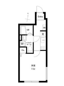 WHARF蒲田WESTの間取り