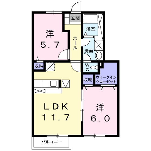 ラファエルＡの間取り