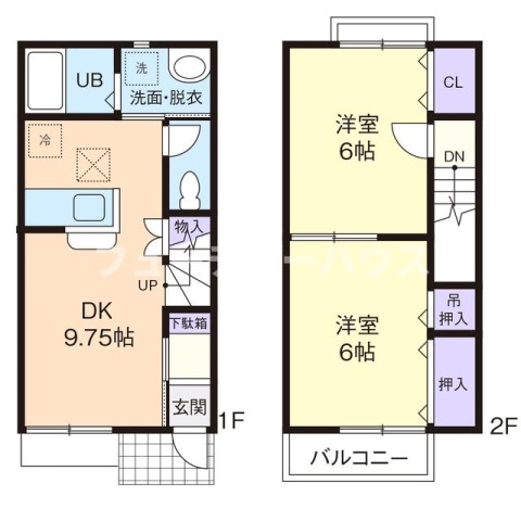 ラポール瑞穂　IIの間取り