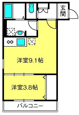 アニーサ．ケーの間取り