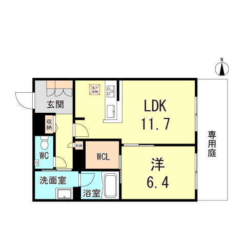 シャーメゾン潮見台の間取り