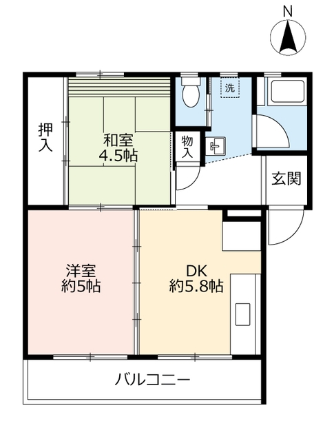 ＵＲ桂木の間取り