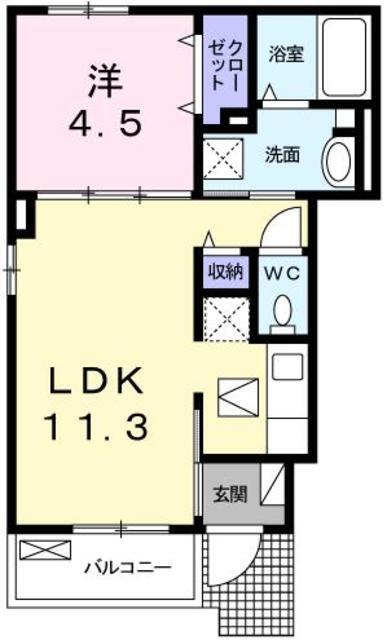 ラインハートの間取り