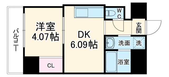 クローバー・クレア池田の間取り