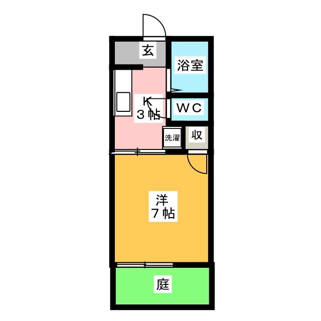 パル枇杷島　Ａ棟の間取り