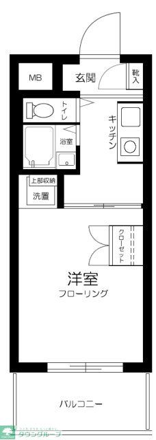 川崎市高津区諏訪のマンションの間取り