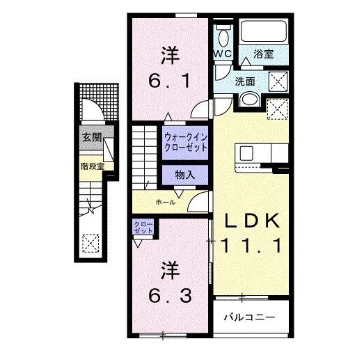 グリーン・ベル　IIの間取り