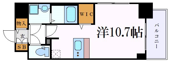 【プレサンス池下トレスの間取り】