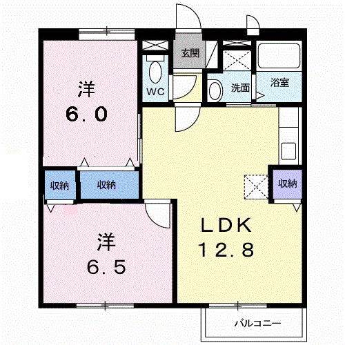 シャポールの間取り