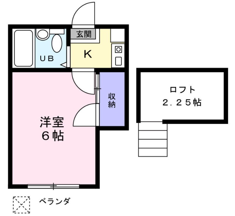 【イエローキャッスルの間取り】