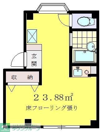 八王子市長沼町のマンションの間取り