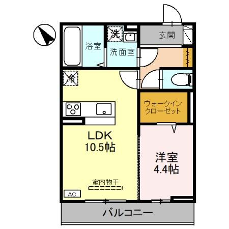 AoyamaNewPalace　105の間取り