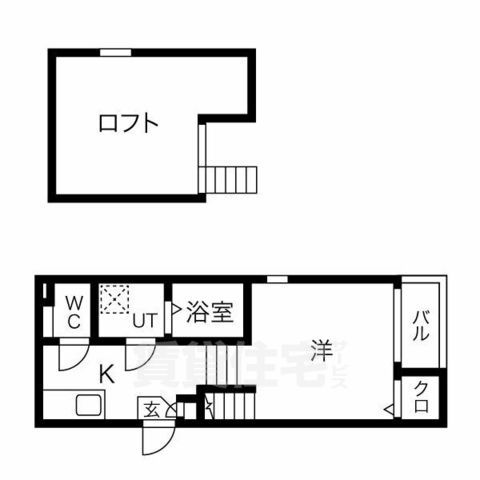 ハーモニーテラスＫの間取り