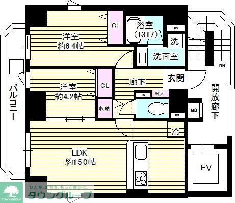 文京区本郷のマンションの間取り