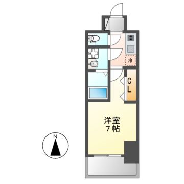 S-RESIDENCE堀田Northの間取り