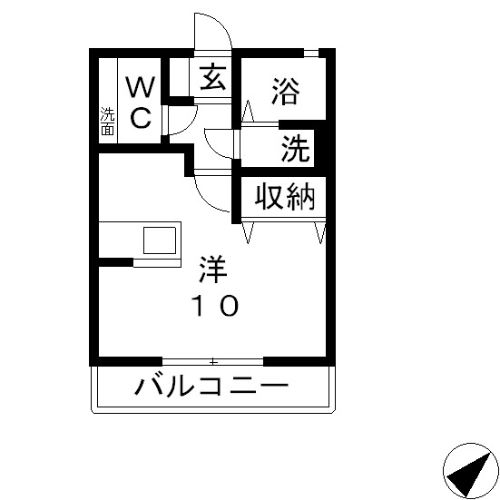 ラヴニール中央の間取り