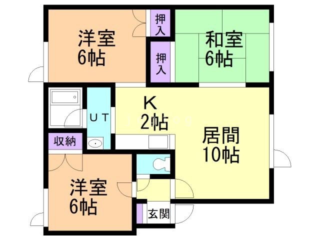 メゾンド堤IIの間取り