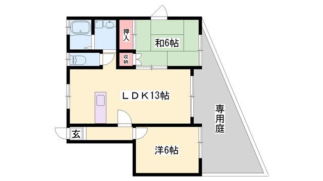 シェ・モア市川の間取り