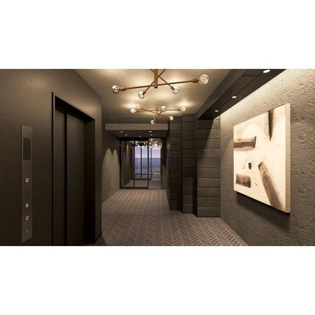 エントランス　※内観イメージは図面を基に描き起こしたもので、実際とは異なる