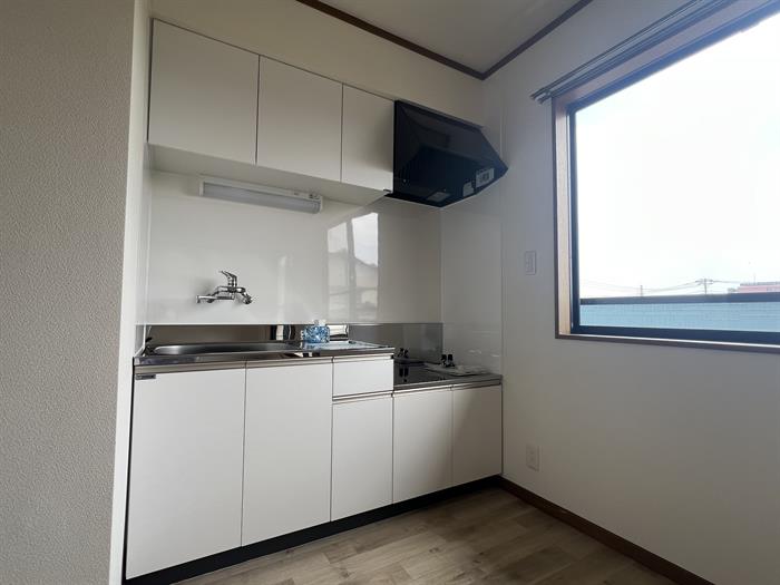 キッチン　新設されたキッチンになります。