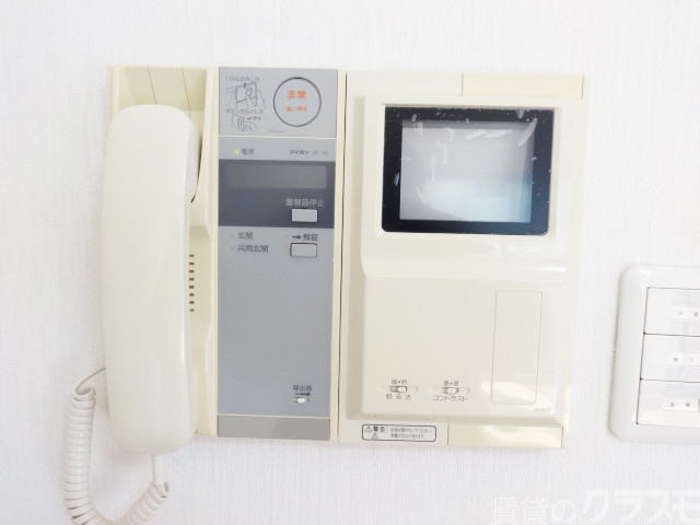 セキュリティ　防犯が気になる方にオススメのモニターホン付き！