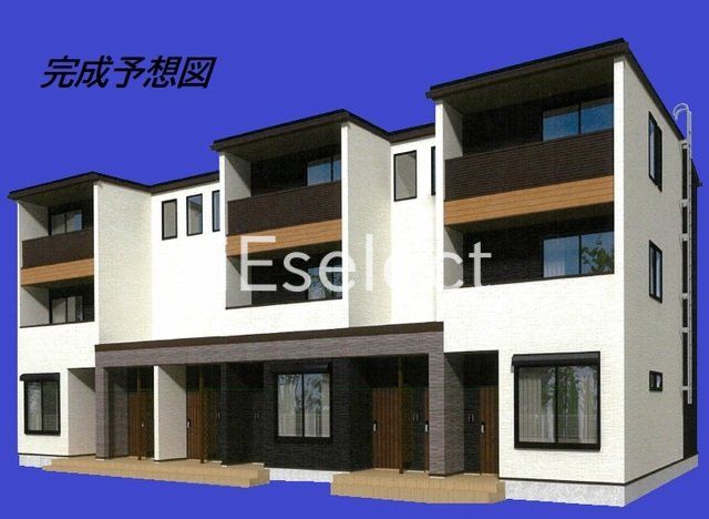 建物外観　２０２６年３月完成予定♪ペット飼育可！都市ガス利用で経済的♪