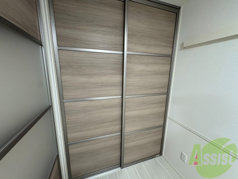 収納　ここに収納があります。収納があると部屋が広く使えます。