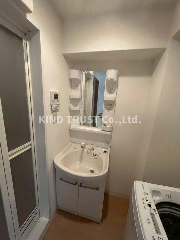 洗面設備　使いやすい洗面所です