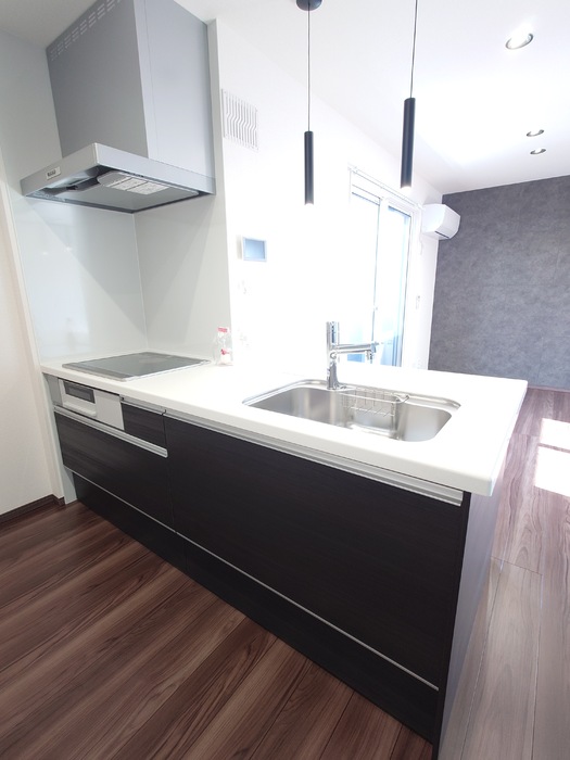 キッチン　フラット対面カウンターシステムキッチン