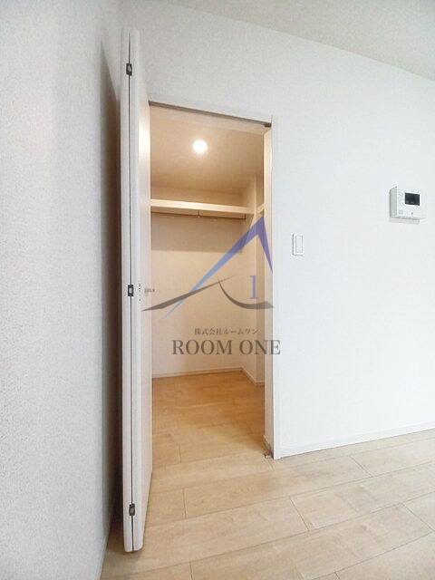 収納　ウォークインクローゼットです。