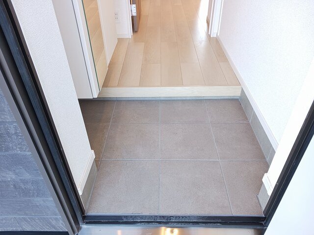 玄関　収納もある玄関です