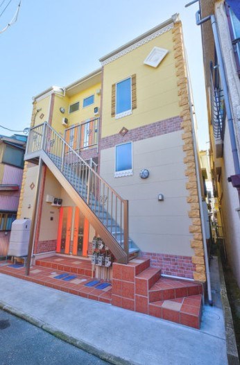 建物外観　建築中