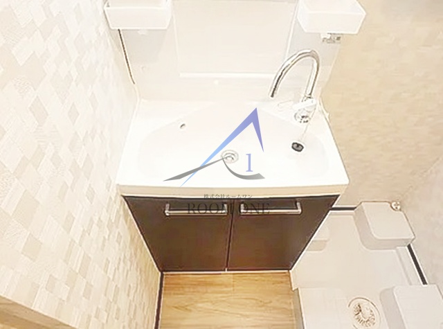 洗面設備　洗面台です。